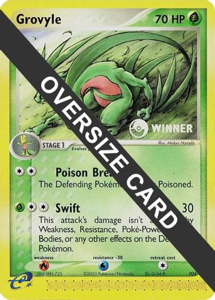Grovyle (e-League) [Winner] (004/null) - Holofoil Jumbo Cards - Promo