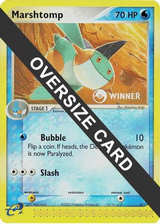 Marshtomp (e-League) [Winner] (011/null) - Holofoil Jumbo Cards - Promo
