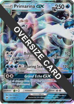 Primarina GX (042/null) - Holofoil Jumbo Cards - Ultra Rare