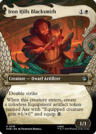 Iron Hills Blacksmith (Showcase) (HOB-216) - The Hobbit Foil