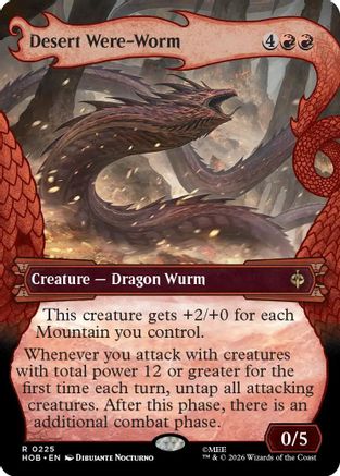 Desert Were-Worm (Showcase) (HOB-225) - The Hobbit