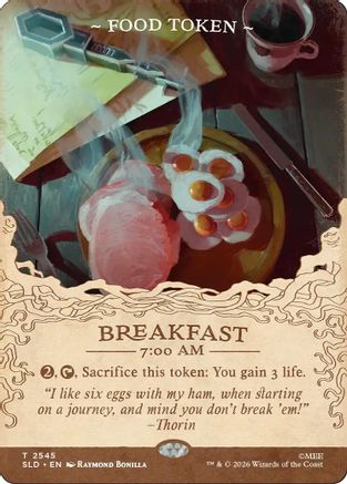Food Token (2545) (SLD-2545) - Secret Lair Drop Series Foil