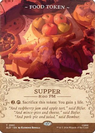 Food Token (2551) (SLD-2551) - Secret Lair Drop Series Foil