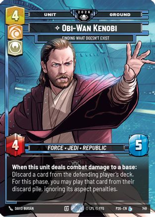 Obi-Wan Kenobi - Finding What Doesn't Exist (Prize Wall) (149) - Galactic Championship 2026