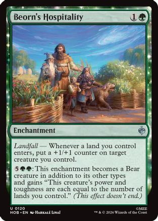 Beorn's Hospitality (HOB-120) - The Hobbit Foil