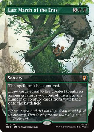 Last March of the Ents (Borderless) (HOC-027) - The Hobbit: Eternal-Legal