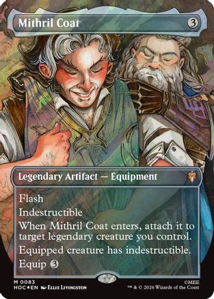 Mithril Coat (Borderless) (Surge Foil) (HOC-083) - The Hobbit: Eternal-Legal Foil