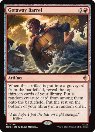 Getaway Barrel (HOB-098) - The Hobbit: Eternal-Legal Foil