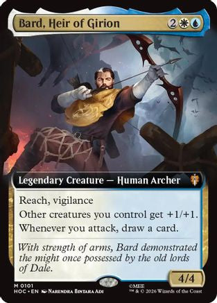 Bard, Heir of Girion (Extended Art) (HOC-101) - The Hobbit: Eternal-Legal