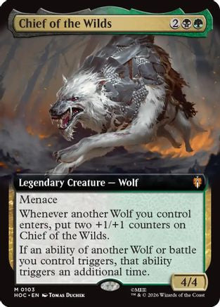 Chief of the Wilds (Extended Art) (HOC-103) - The Hobbit: Eternal-Legal