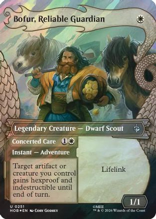 Bofur, Reliable Guardian (Showcase) (Surge Foil) (HOB-251) - The Hobbit Foil