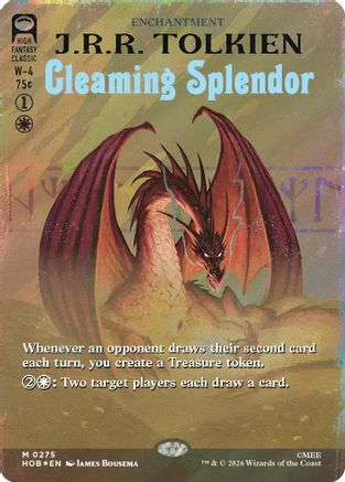 Gleaming Splendor (Borderless) (Surge Foil) (HOB-275) - The Hobbit Foil