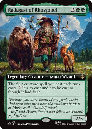 Radagast of Rhosgobel (Extended Art) (HOB-309) - The Hobbit