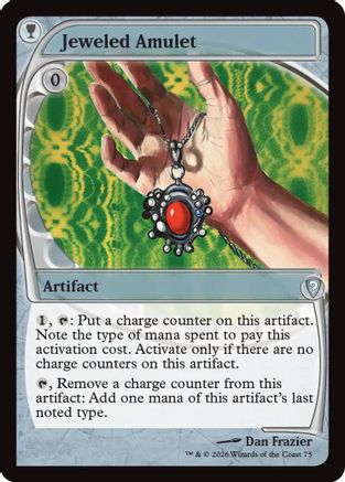 Jeweled Amulet (Future Sight) (-075) - Mystery Booster Commander Edition Foil