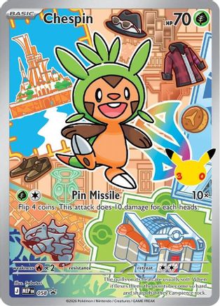 Chespin (058/null) - Holofoil First Partner Collection 2026 - Promo