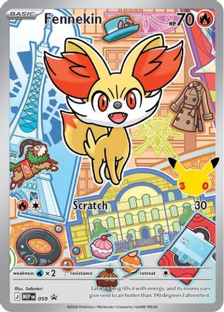 Fennekin (059/null) - Holofoil First Partner Collection 2026 - Promo