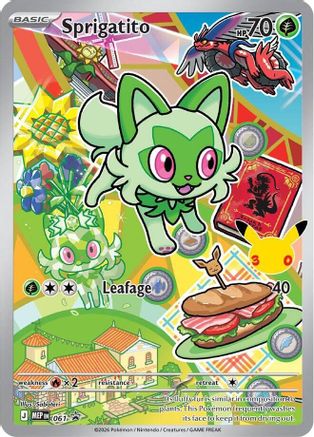 Sprigatito (061/null) - Holofoil First Partner Collection 2026 - Promo