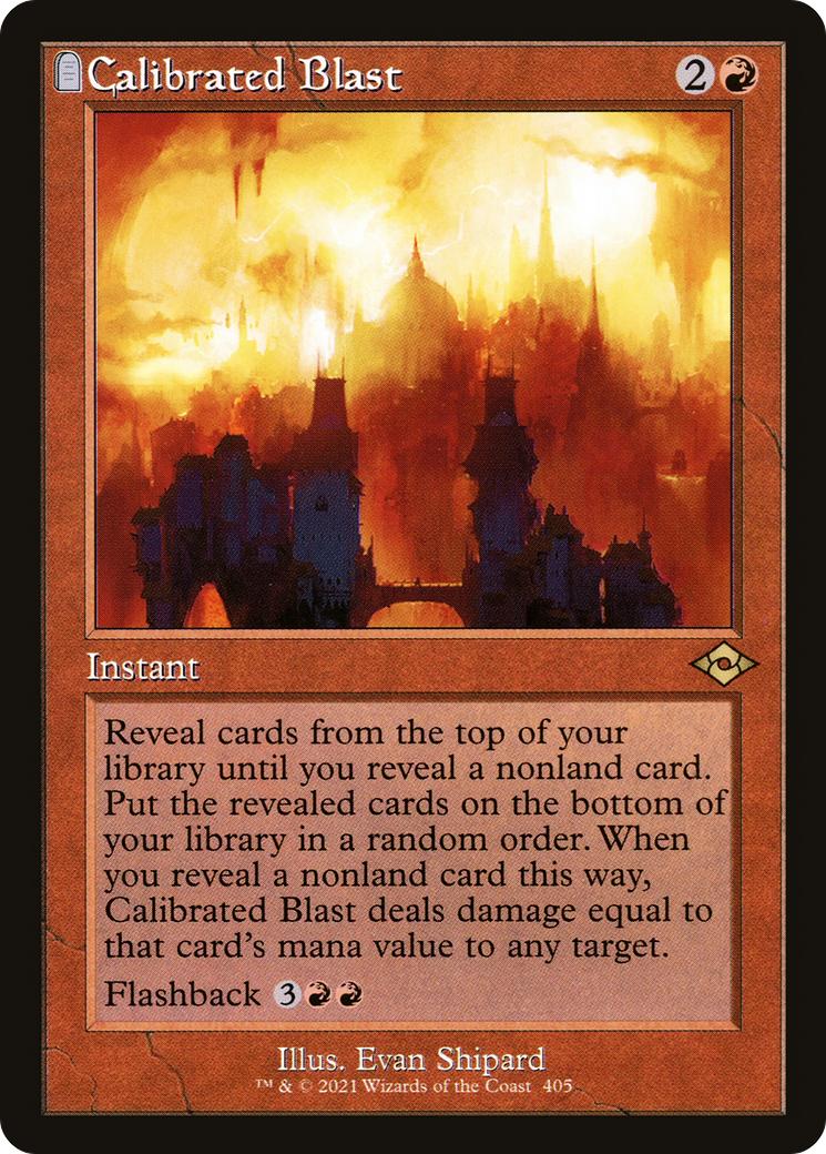 Calibrated Blast (Retro) [Modern Horizons 2]