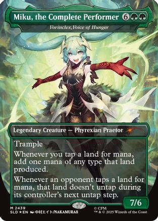 Miku, the Complete Performer - Vorinclex, Voice of Hunger (SLD-2439) - Secret Lair Drop Series Foil