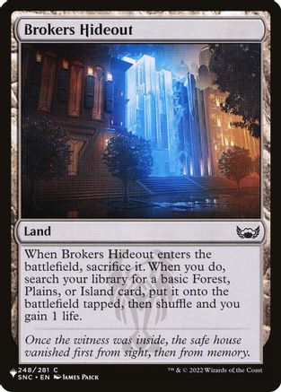 Brokers Hideout (LIST-248) - The List Reprints
