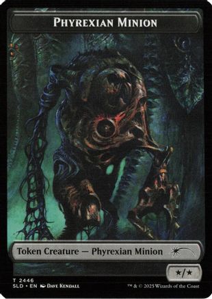 Phyrexian Minion (SLD) // Pegasus (KHC) Double-sided Token (SLD-2446 // 3) - Secret Lair Drop Series