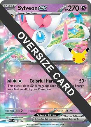 Sylveon ex (30th Celebration) (100) Jumbo Cards - Promo