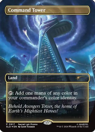 Command Tower (0917) (SLD-917) - Secret Lair Drop Series Foil