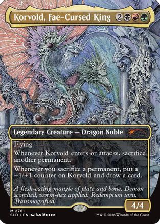 Korvold, Fae-Cursed King (2761) (SLD-2761) - Secret Lair Drop Series