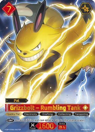 Grizzbolt - Rumbling Tank (TSP) (ETD01-001TSP) - TD01 Dawn of Palpagos RedBlue Foil