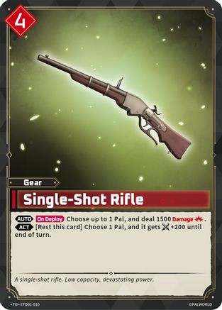 Single-Shot Rifle (ETD01-010) - TD01 Dawn of Palpagos RedBlue