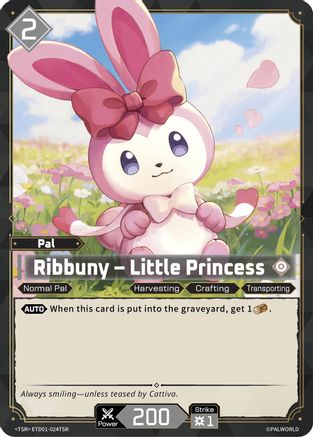 Ribbuny - Little Princess (TSR) (ETD01-024TSR) - TD01 Dawn of Palpagos RedBlue Foil