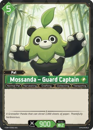 Mossanda - Guard Captain (ETD02-001) - TD02 Dawn of Palpagos GreenPurple
