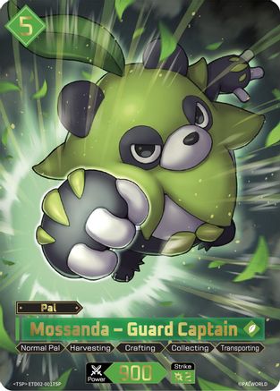 Mossanda - Guard Captain (TSP) (ETD02-001TSP) - TD02 Dawn of Palpagos GreenPurple Foil