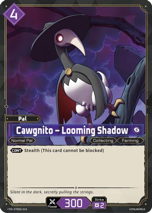 Cawgnito - Looming Shadow (ETD02-015) - TD02 Dawn of Palpagos GreenPurple