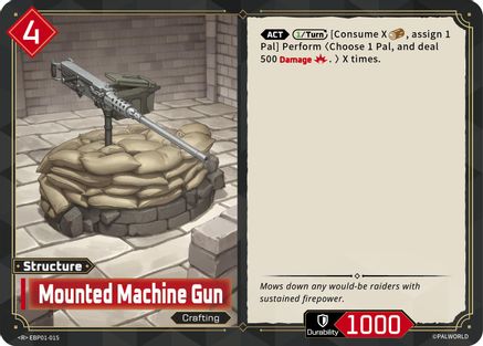 Mounted Machine Gun (EBP01-015) - BP01 Dawn of Palpagos Foil