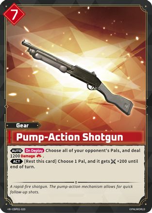 Pump-Action Shotgun (EBP01-020) - BP01 Dawn of Palpagos Foil