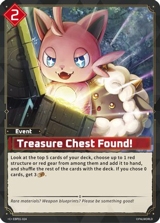 Treasure Chest Found! (EBP01-024) - BP01 Dawn of Palpagos