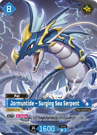 Jormuntide - Surging Sea Serpent (OSR) (EBP01-027OSR) - BP01 Dawn of Palpagos Foil