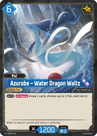 Azurobe - Water Dragon Waltz (EBP01-029) - BP01 Dawn of Palpagos Foil
