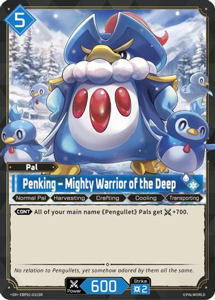 Penking - Mighty Warrior of the Deep (SR) (EBP01-031SR) - BP01 Dawn of Palpagos Foil