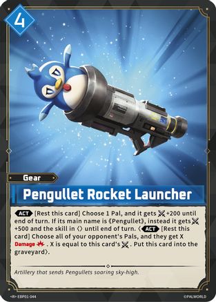 Pengullet Rocket Launcher (EBP01-044) - BP01 Dawn of Palpagos Foil