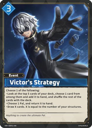 Victor's Strategy (EBP01-046) - BP01 Dawn of Palpagos Foil