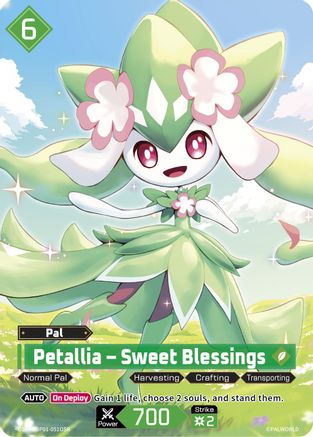 Petallia - Sweet Blessings (OSR) (EBP01-051OSR) - BP01 Dawn of Palpagos Foil