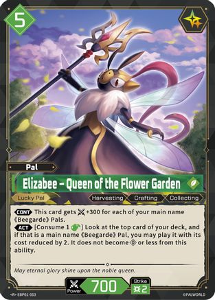 Elizabee - Queen of the Flower Garden (EBP01-053) - BP01 Dawn of Palpagos Foil