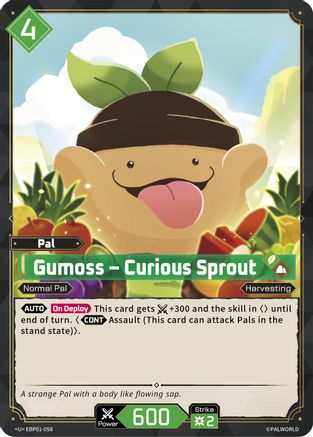 Gumoss - Curious Sprout (EBP01-058) - BP01 Dawn of Palpagos