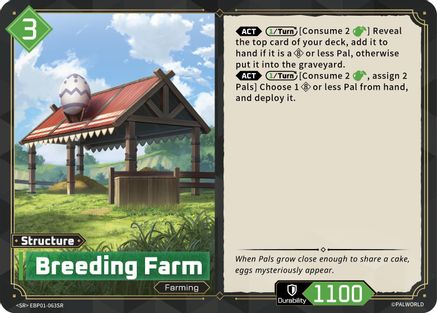Breeding Farm (SR) (EBP01-063SR) - BP01 Dawn of Palpagos Foil