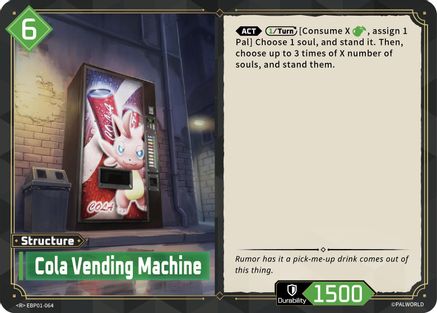 Cola Vending Machine (EBP01-064) - BP01 Dawn of Palpagos Foil