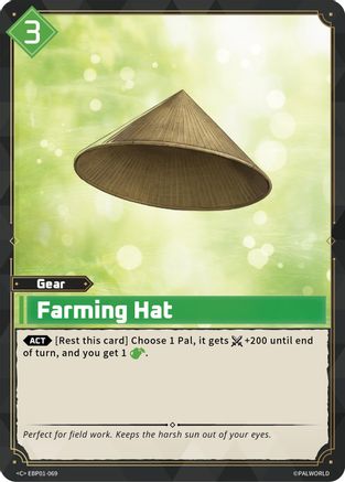 Farming Hat (EBP01-069) - BP01 Dawn of Palpagos