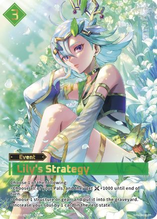 Lily's Strategy (SP) (EBP01-070SP) - BP01 Dawn of Palpagos Foil