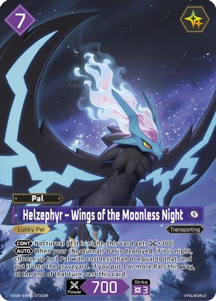 Helzephyr - Wings of the Moonless Night (OSR) (EBP01-073OSR) - BP01 Dawn of Palpagos Foil